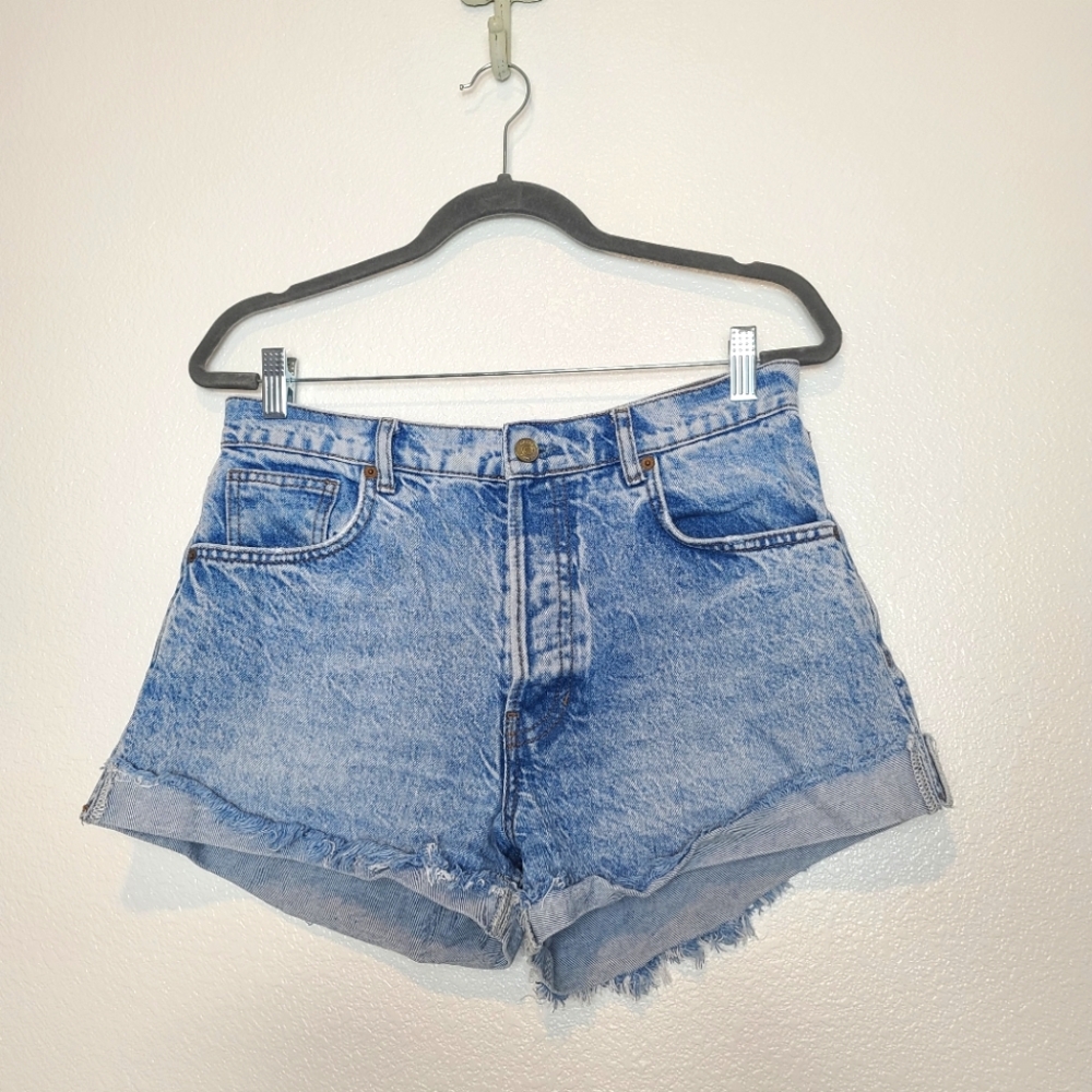 Reformation Charlie Cuffed High Rise Jean Shorts Size 29 - Picture 4 of 10